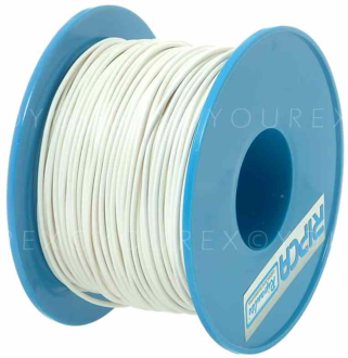 elkabel - Kabel 1x1.5mm² x 100m/L. Vit - Tillbehör/Förbrukningsmaterial - Kabel, El Kabel