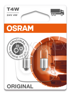 BA9s - T4W 24V Glödlampa Osram 2pack - OSRAM - Lampor OSRAM Billampor