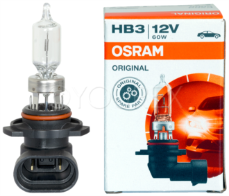 HB3OSRAM - HB3 Lampa 12V-60W, Osram Orig. - OSRAM - Lampor OSRAM Billampor