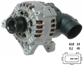 ����״�I �8 - BMW 3/5 95>, Gen. 12V-120A - Bosch Ersättning - Generatorer aggregat.