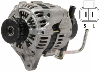 37300-27011 - Hyundai/Kia Generator 12V-120A - Valeo / Mando Korea Ers - Generatorer aggregat.