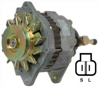 lr170-404b - Nissan Sunny 1.7D, gen. 70A - Hitachi Ers. - Generatorer aggregat.