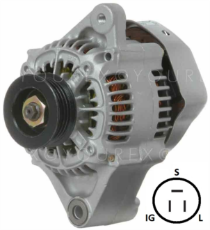 2702010030 - Toyota Starlet/Corol Gen. - Denso Ersättning - Generatorer aggregat.