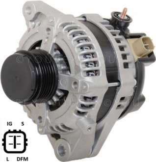 ����4� - Toyota Diesel Gen. 12V-130A - Denso Ersättning - Generatorer aggregat.