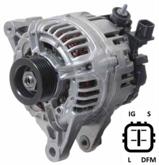 113296 - Toyota UK Generator 12V-80A - Bosch Ersättning - Generatorer aggregat.