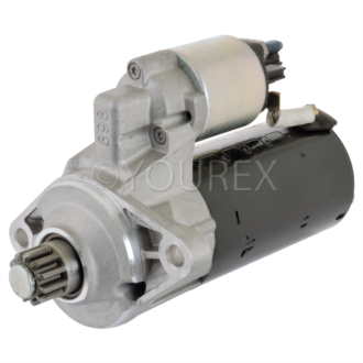 02e911024ax - VAG Startmotor 12V-1.7kW, 11k - Bosch Ersättning - Startmotorer aggregat.