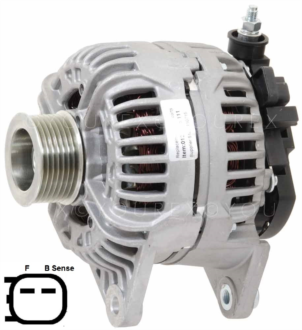 56028699ab - Dodge Ram Generator 12V-132A - Bosch Ersättning - Generatorer aggregat.