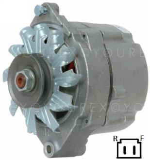 �G���ֹ�� - GM Delco Gen. 12V-63A, 62>72 - Delco Remy Ersättning - Generatorer aggregat.