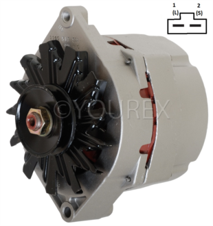 ����װ�ܶ� - GMC Generator 12V-120A - Delco Remy Ersättning - Generatorer aggregat.