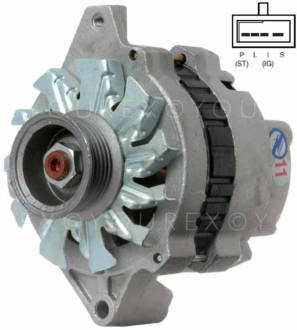 ����װ�ܶ� - Chev/GM Generator 12V-105A - Delco Remy Ersättning - Generatorer aggregat.