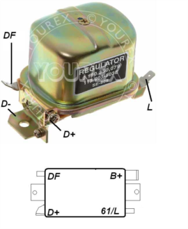 0190350026 - Regulator Likström Mekanisk14V - Bosch Ersättning - Regulatorer