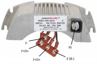 mo005-246 - Regulator 24V Motorola 105-396 - Motorola USA / Prestolite Ers - Regulatorer